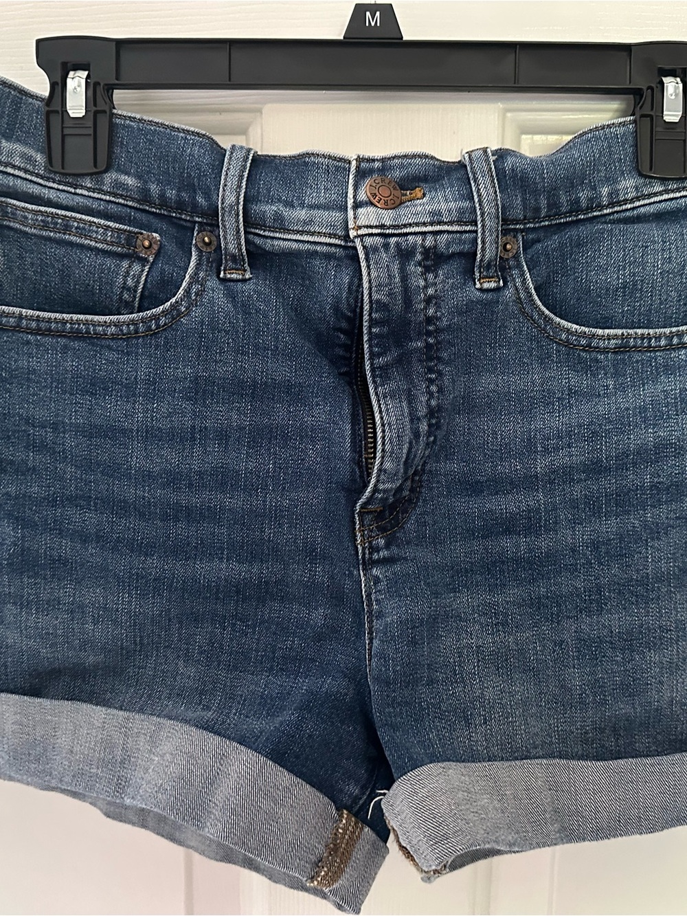 J. Crew Blue Denim Rolled-Hem Women's Shorts